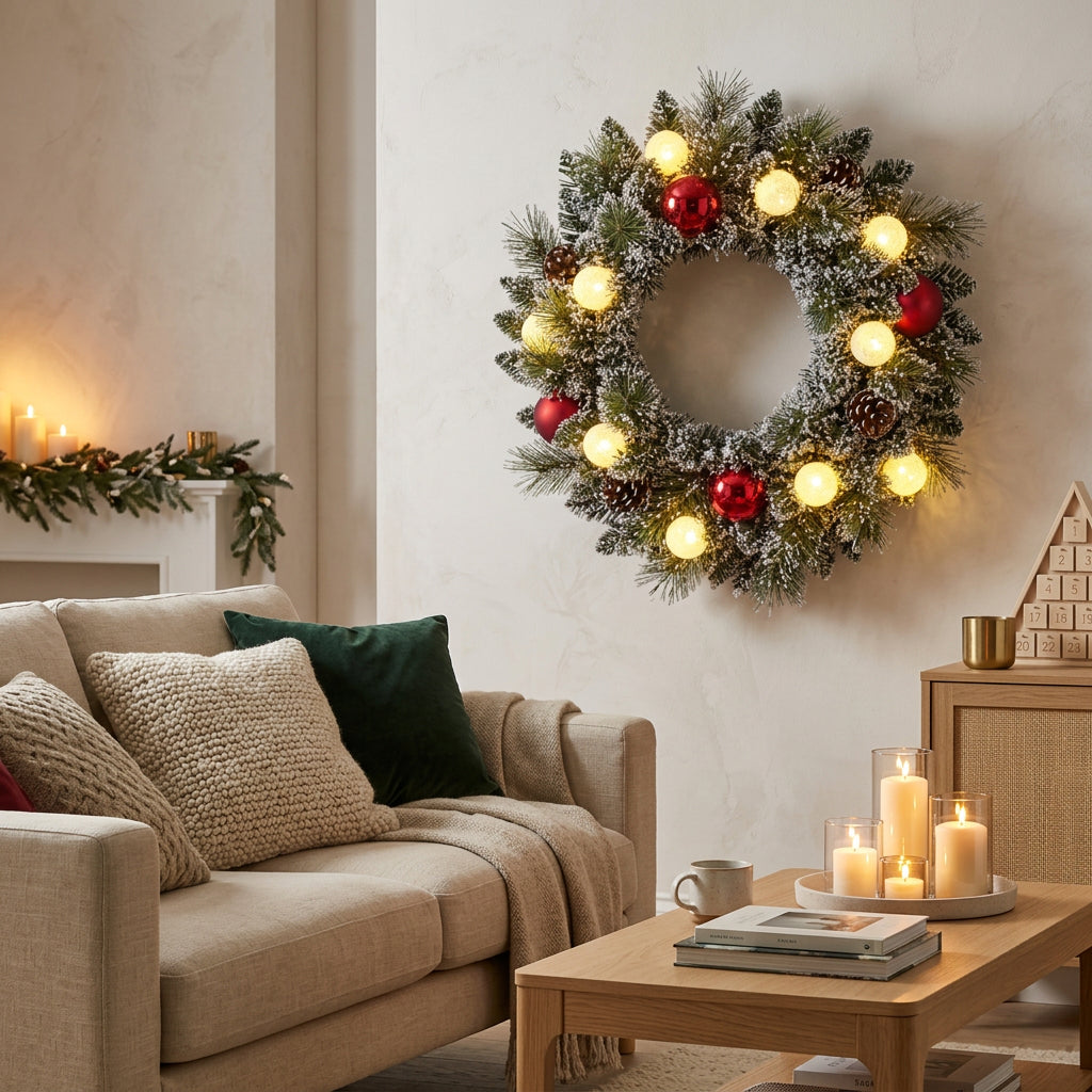 Couronne de Sapin Kaprun Verte Ø45 cm