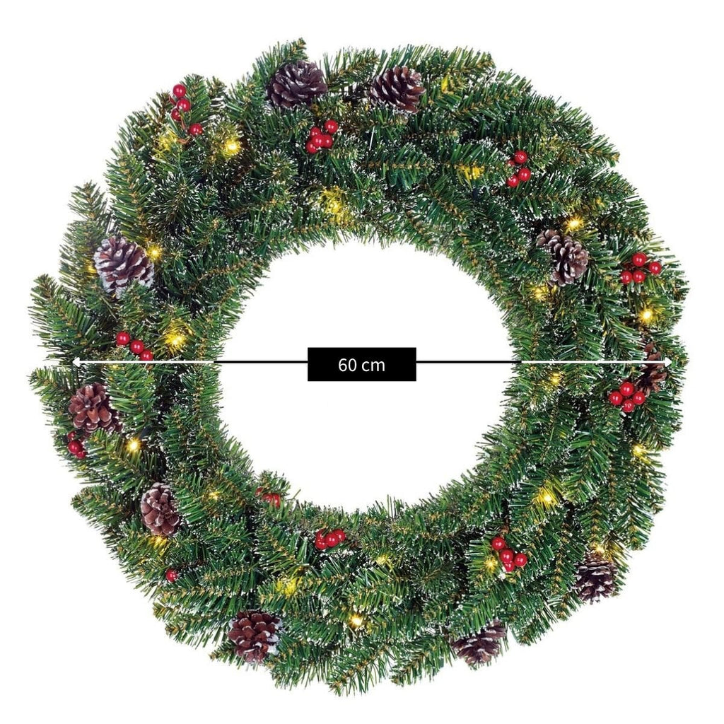 Couronne Creston Verte Ø60 cm
