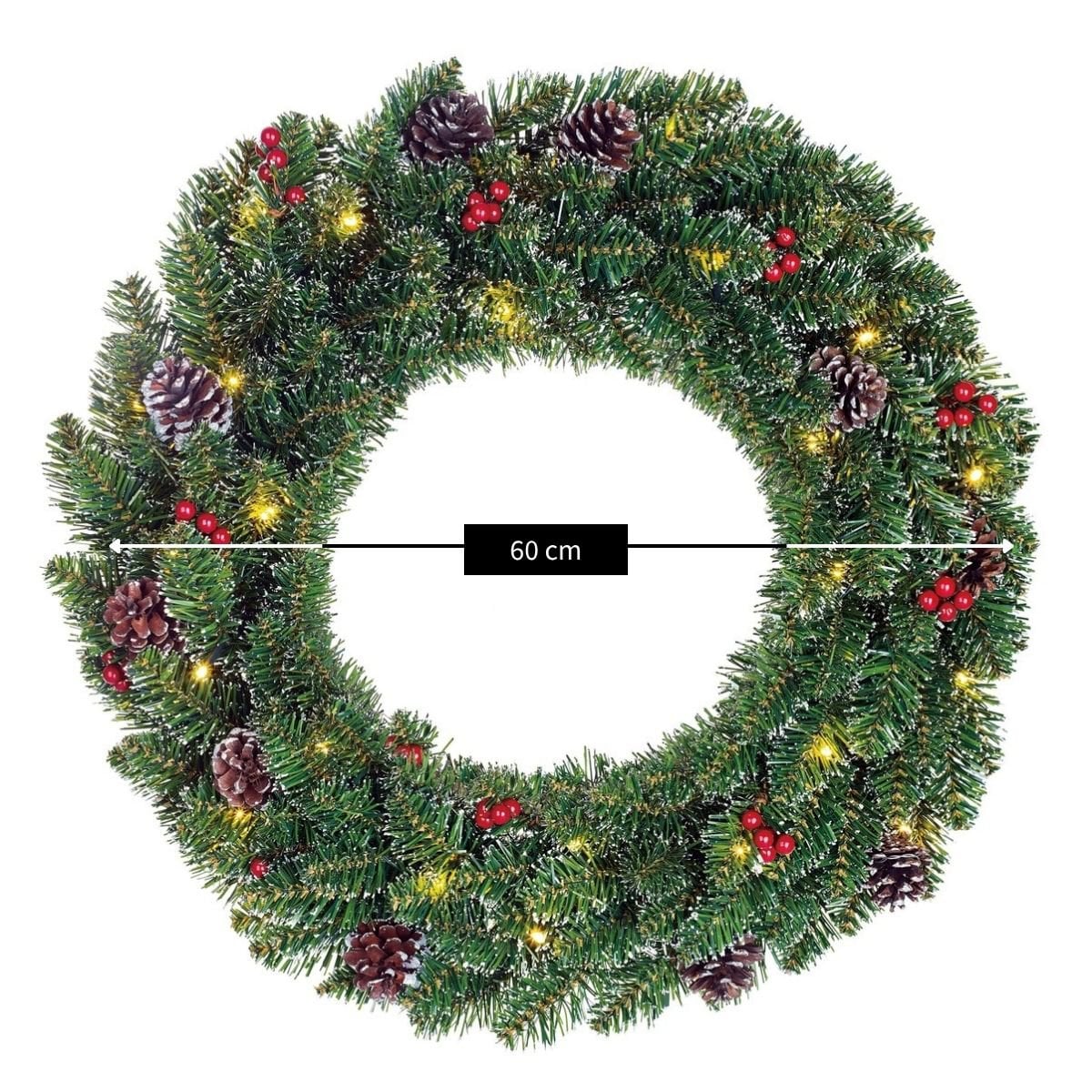Couronne Creston Verte Ø60 cm