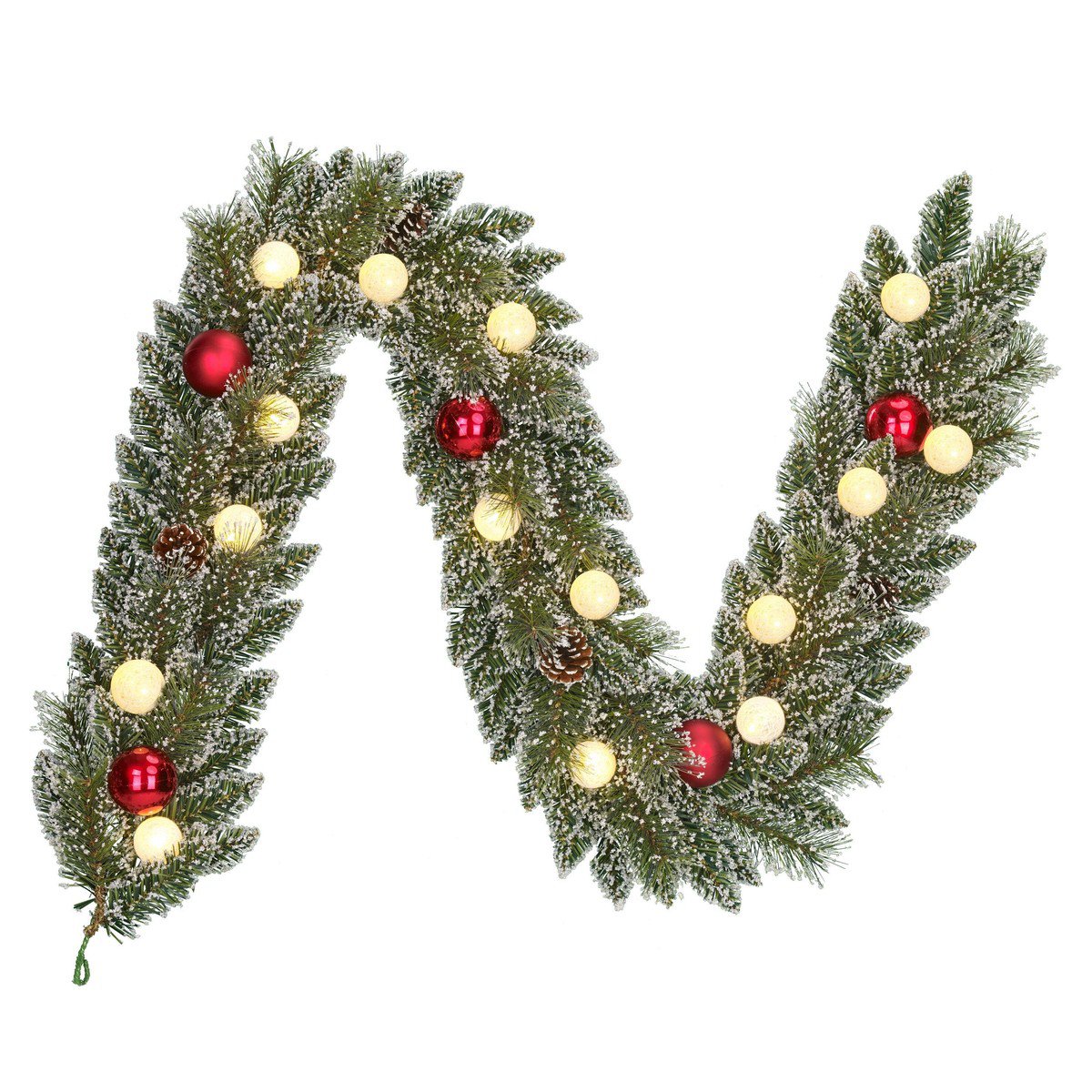Guirlande de Noël Kaprun Verte 180 cm