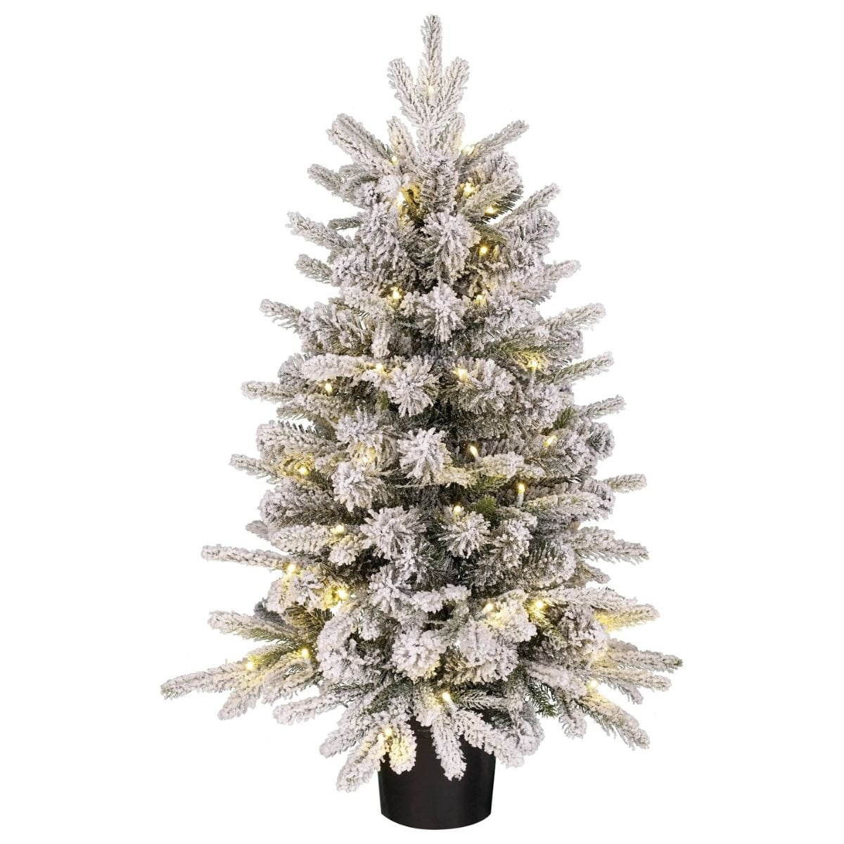 Sapin de Noël artificiel Grimshaw Blanc chaud 90 cm