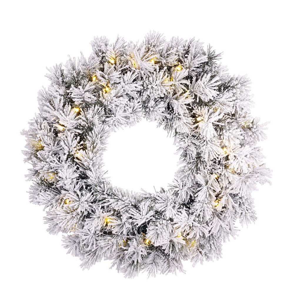 Couronne de Noël artificielle Dinsmore Verte Ø60 cm