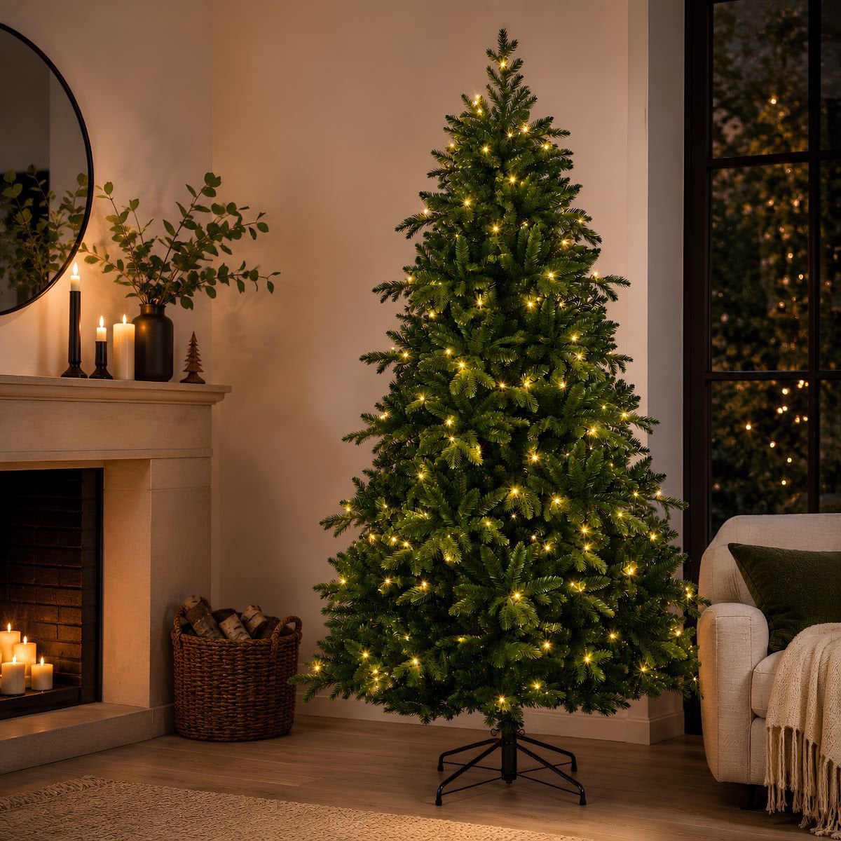 Sapin de Noël artificiel Brampton Vert 215 cm