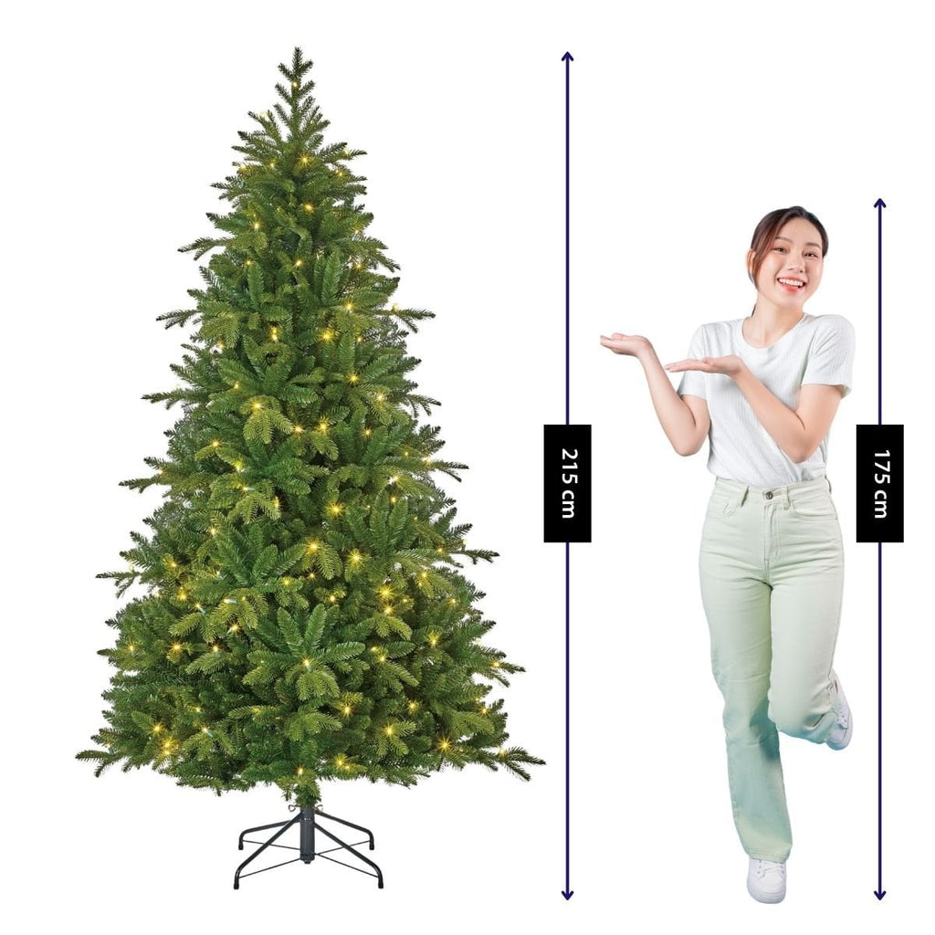 Sapin de Noël artificiel Brampton Vert 215 cm