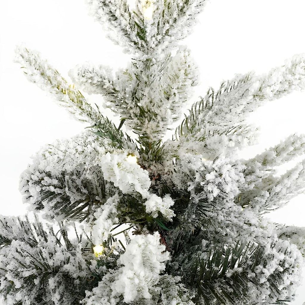 Sapin de Noël artificiel Grimshaw Blanc chaud 120 cm