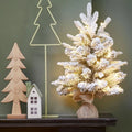 Sapin de Noël artificiel Grimshaw Blanc chaud 60 cm