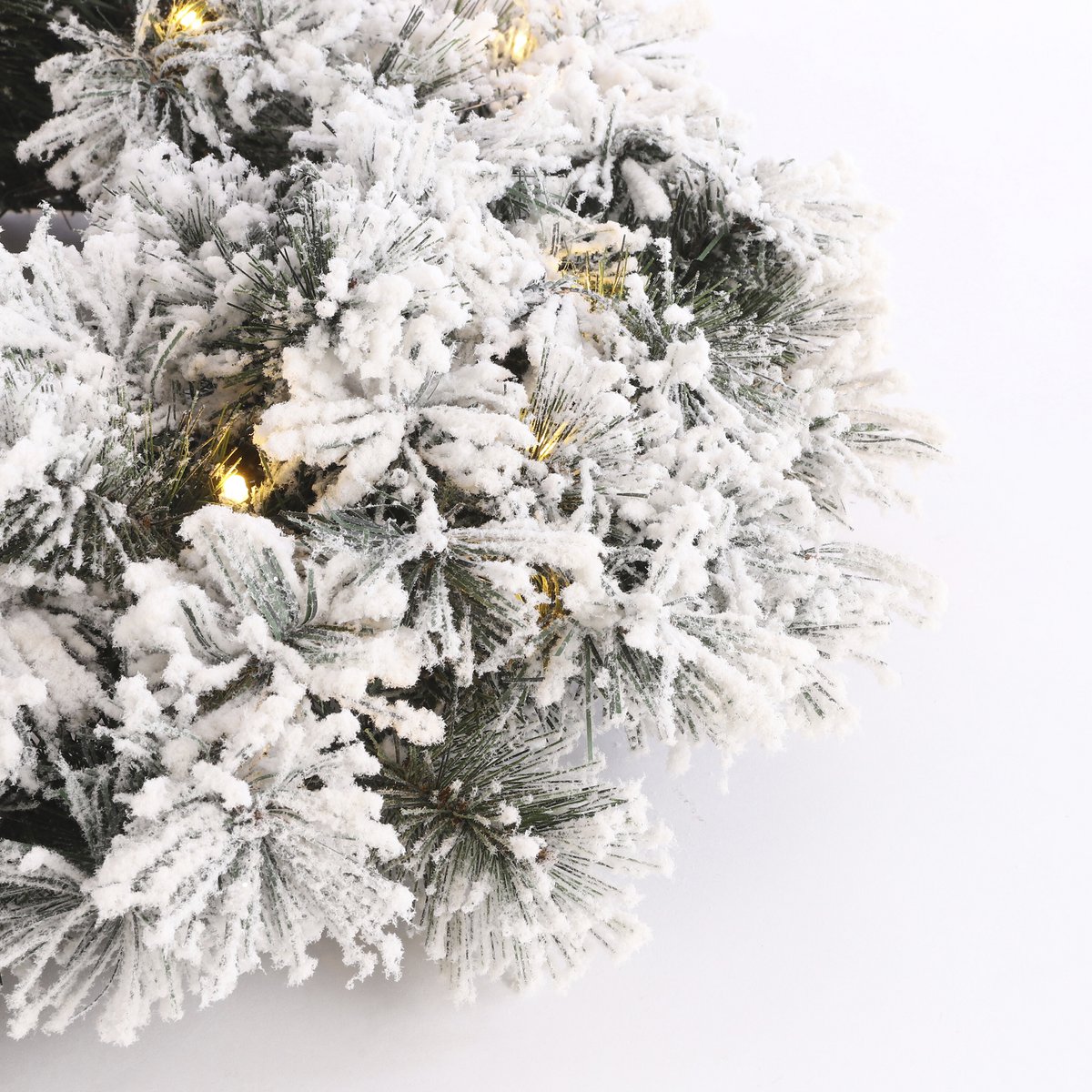 Couronne de Noël artificielle Dinsmore Verte Ø60 cm
