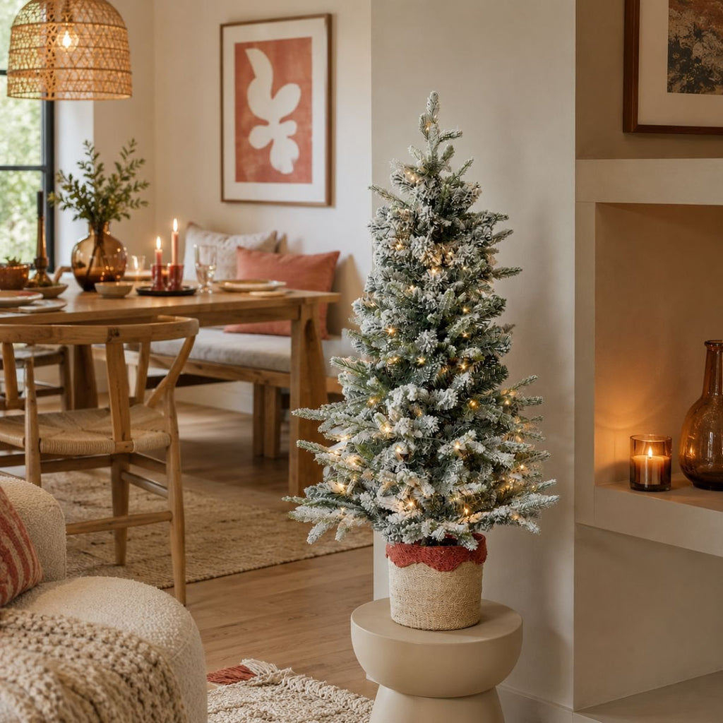 Sapin de Noël artificiel Grimshaw Blanc chaud 90 cm