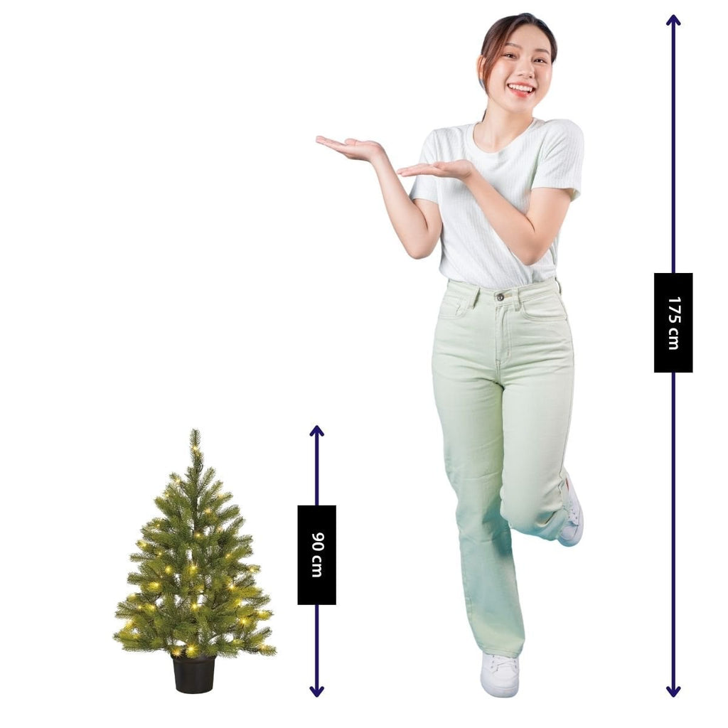 Sapin de Noël artificiel Nagoya Vert 90 cm