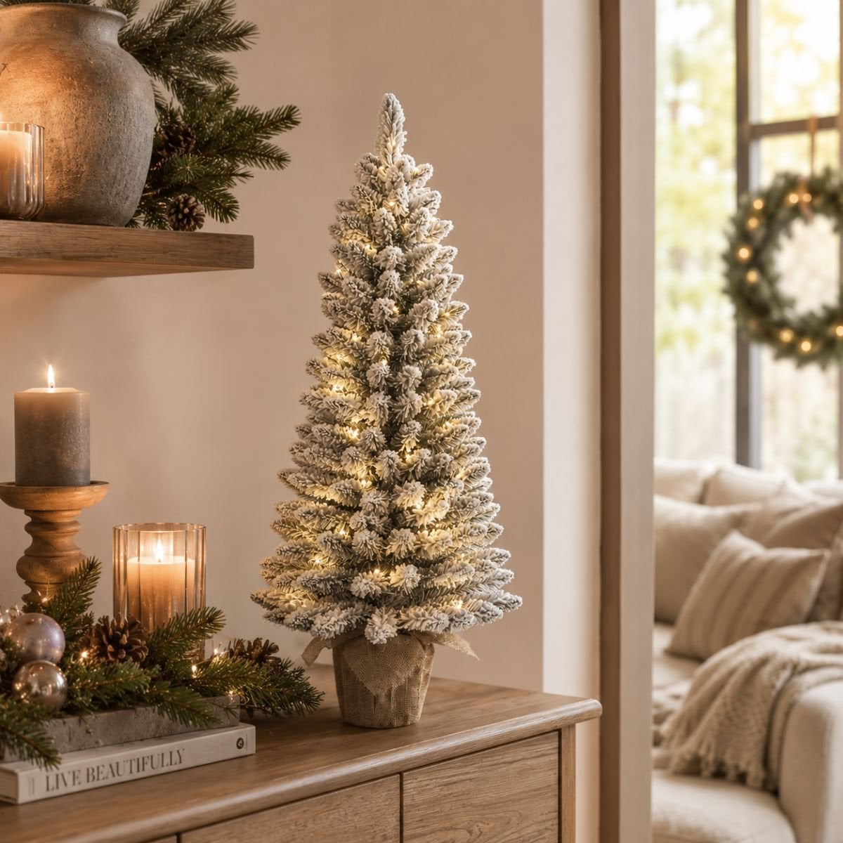 Sapin de Noël artificiel Gerlos Vert 90 cm