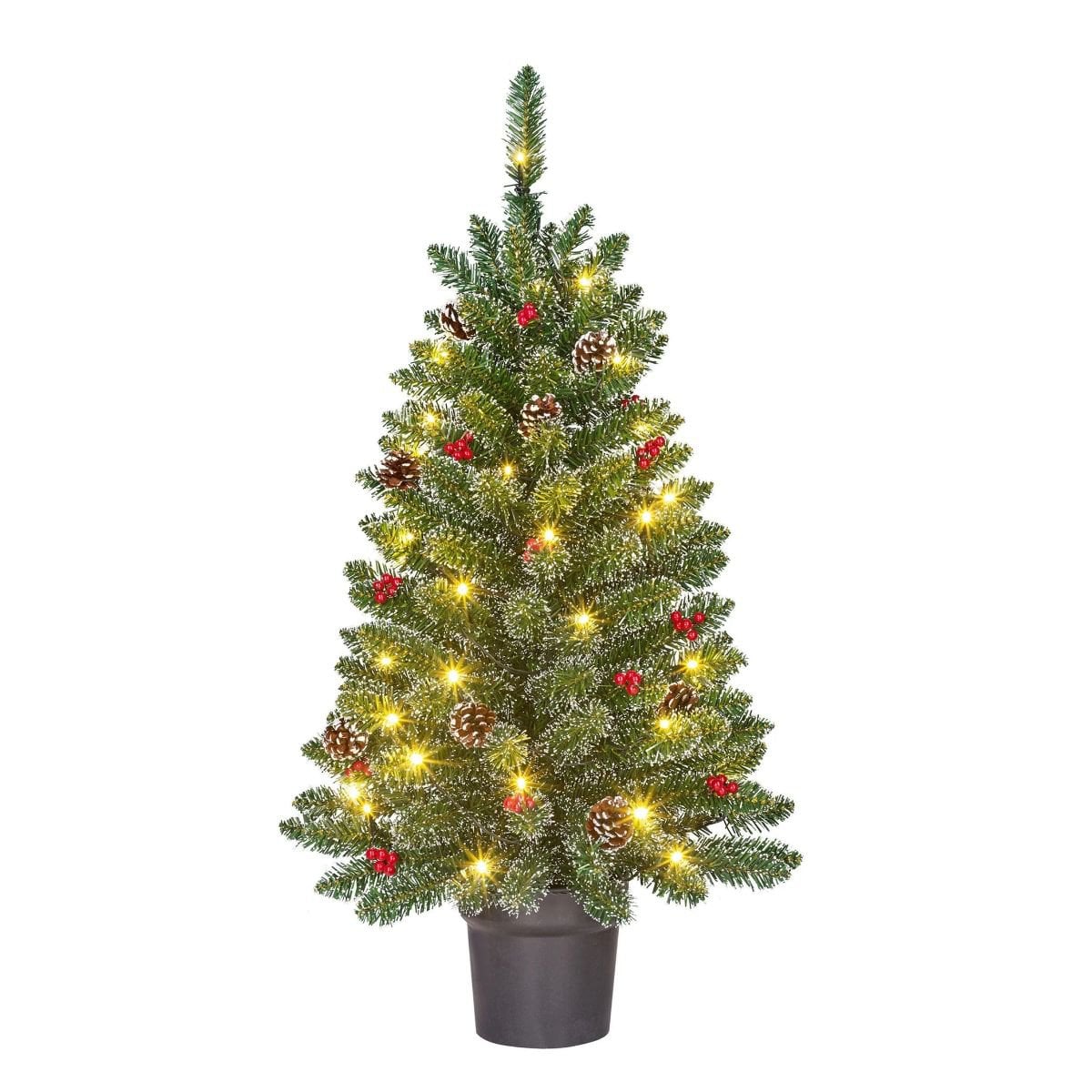 Sapin de Noël artificiel Creston Vert 90 cm