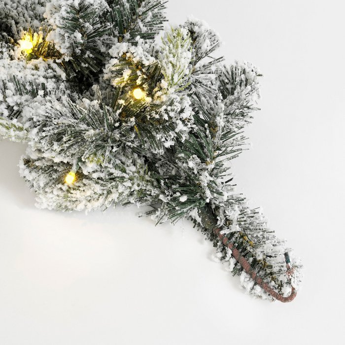 Pack Noël Grimshaw Blanc Chaud Sapin 120 cm + Guirlande 270 cm