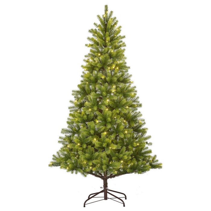 Pack Noël Nagoya Vert 180 cm Sapin + Guirlande + Couronne