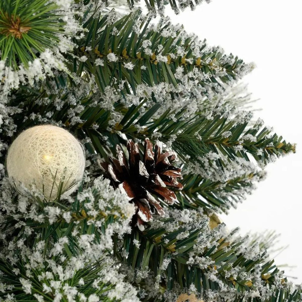 Sapin de Noël artificiel Kaprun Blanc chaud 90 cm