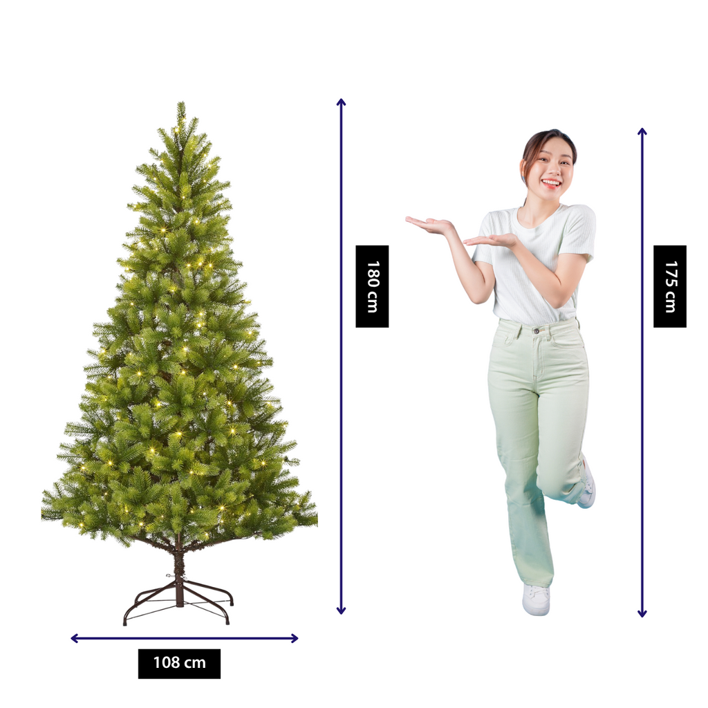 Sapin de Noël artificiel Nagoya Vert 180 cm