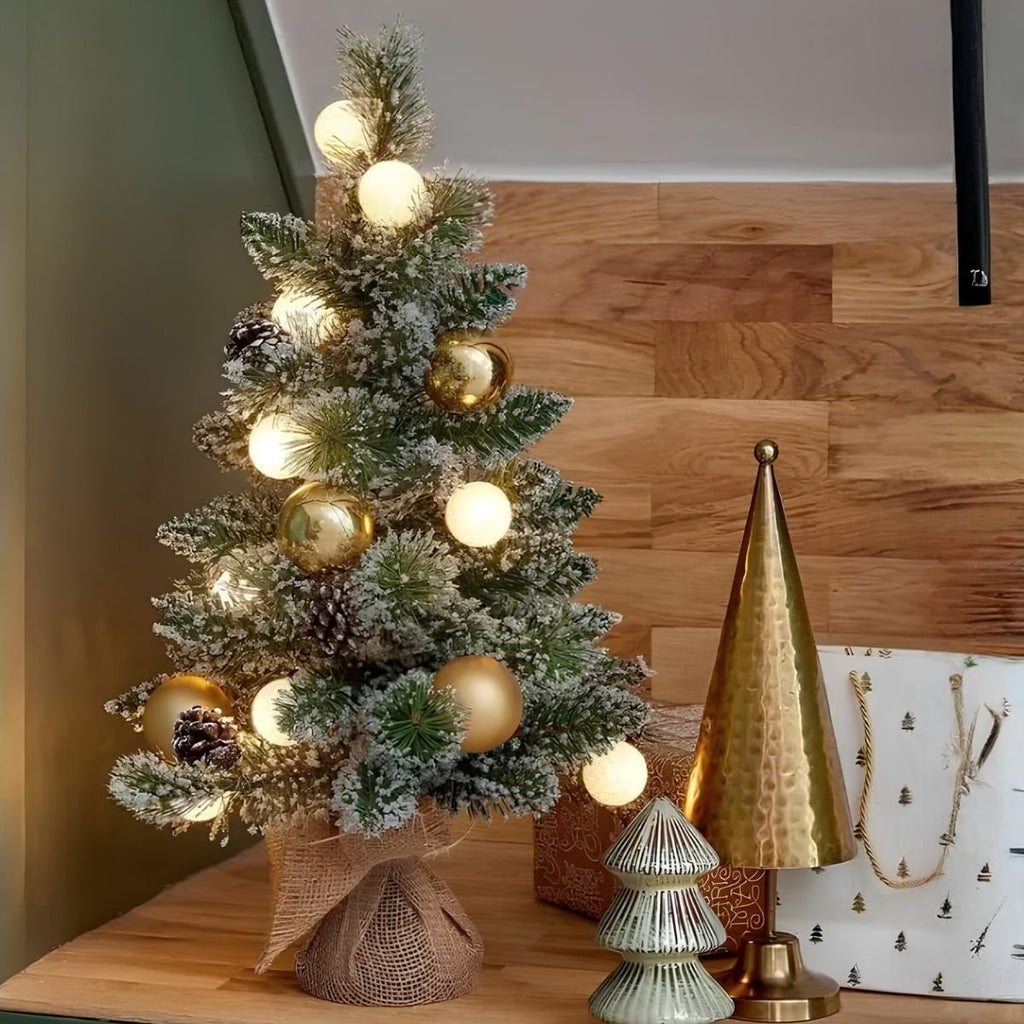 Sapin de Noël artificiel Kaprun Blanc chaud 60 cm