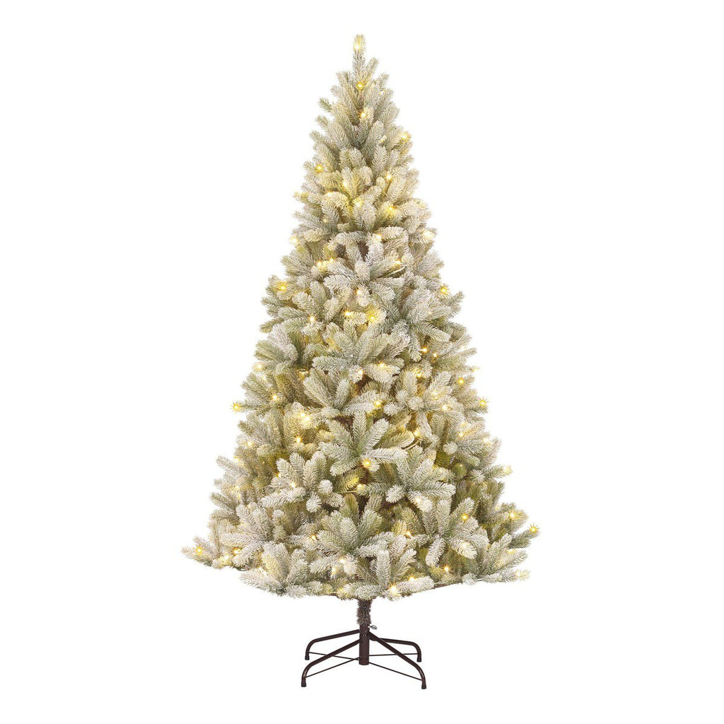 Sapin de Noël artificiel Nagoya Vert Neige 210 cm