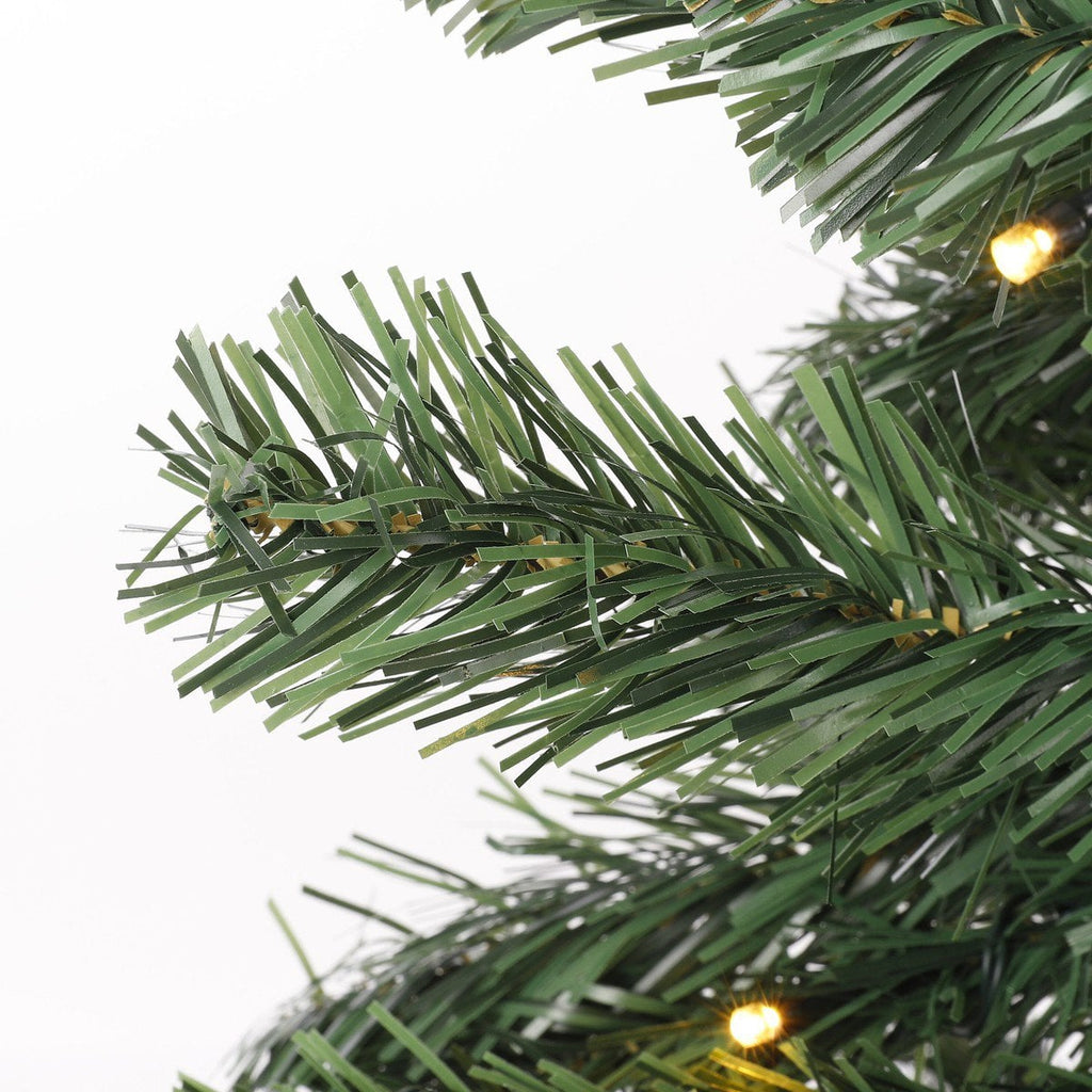 Pack 2 Sapins de Noël 90 cm + Couronne Ø45 cm artificiel Norton vert