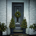 Pack 2 Sapins de Noël 90 cm+ Couronne artificiel Ø45 cm Glendon Vert