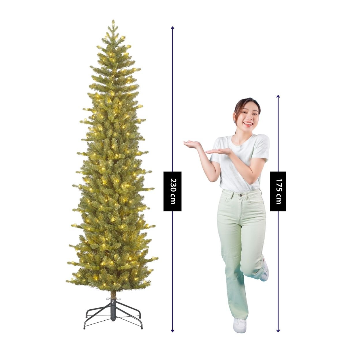 Sapin de Noël artificiel Harma Vert 230 cm