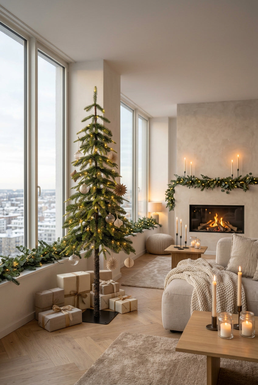 Sapin de Noël artificiel illuminé Lodge Green 155 cm