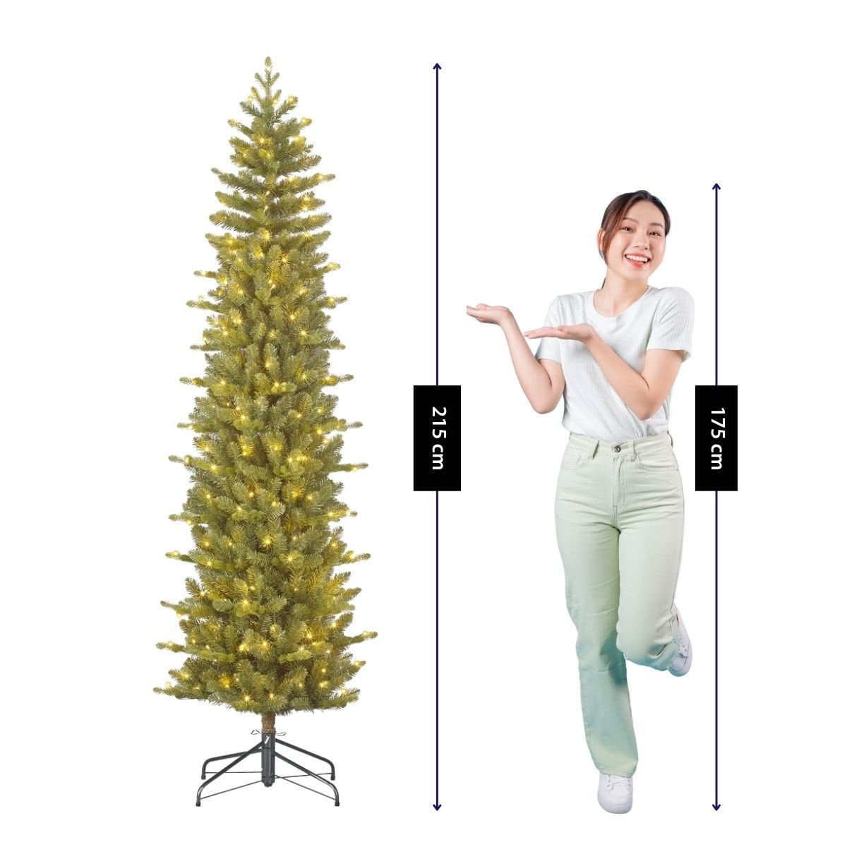 Sapin de Noël artificiel Harma Vert 215 cm