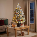 Sapin de Noël artificiel Nagoya Vert Neige 90 cm