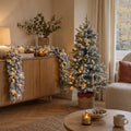Pack Noël Grimshaw Blanc Chaud Sapin 120 cm + Guirlande 270 cm
