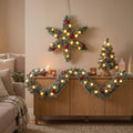 Pack Noël 1 Kaprun Blanc Chaud 60cm Sapin + Guirlande + Couronne