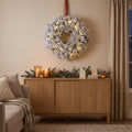 Couronne de Noël artificielle Dinsmore Verte Ø60 cm