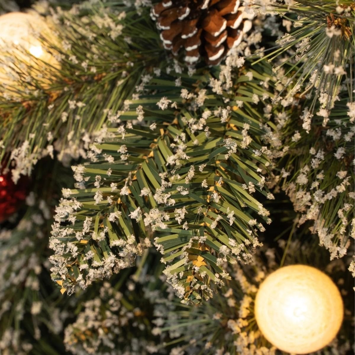 Pack Noël Kaprun Vert 60cm Sapin + Guirlande + Couronne
