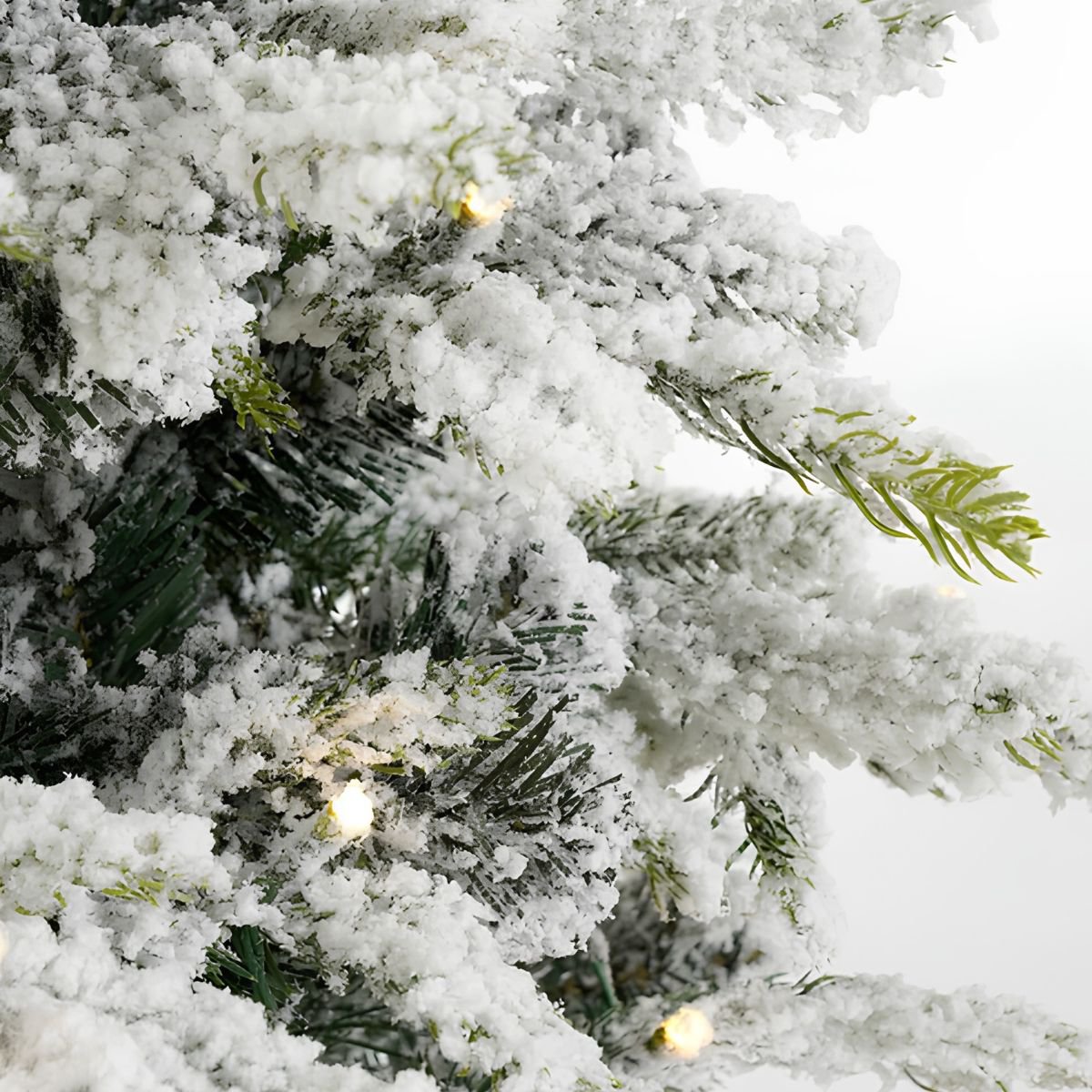 Sapin de Noël artificiel Grimshaw Blanc chaud 120 cm