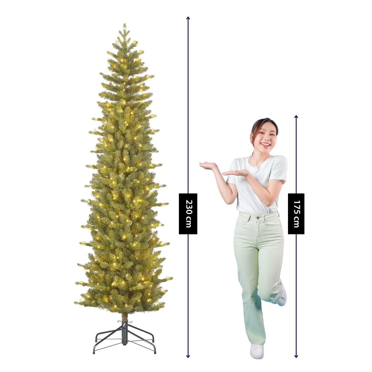 Sapin de Noël artificiel Harma Vert 260 cm
