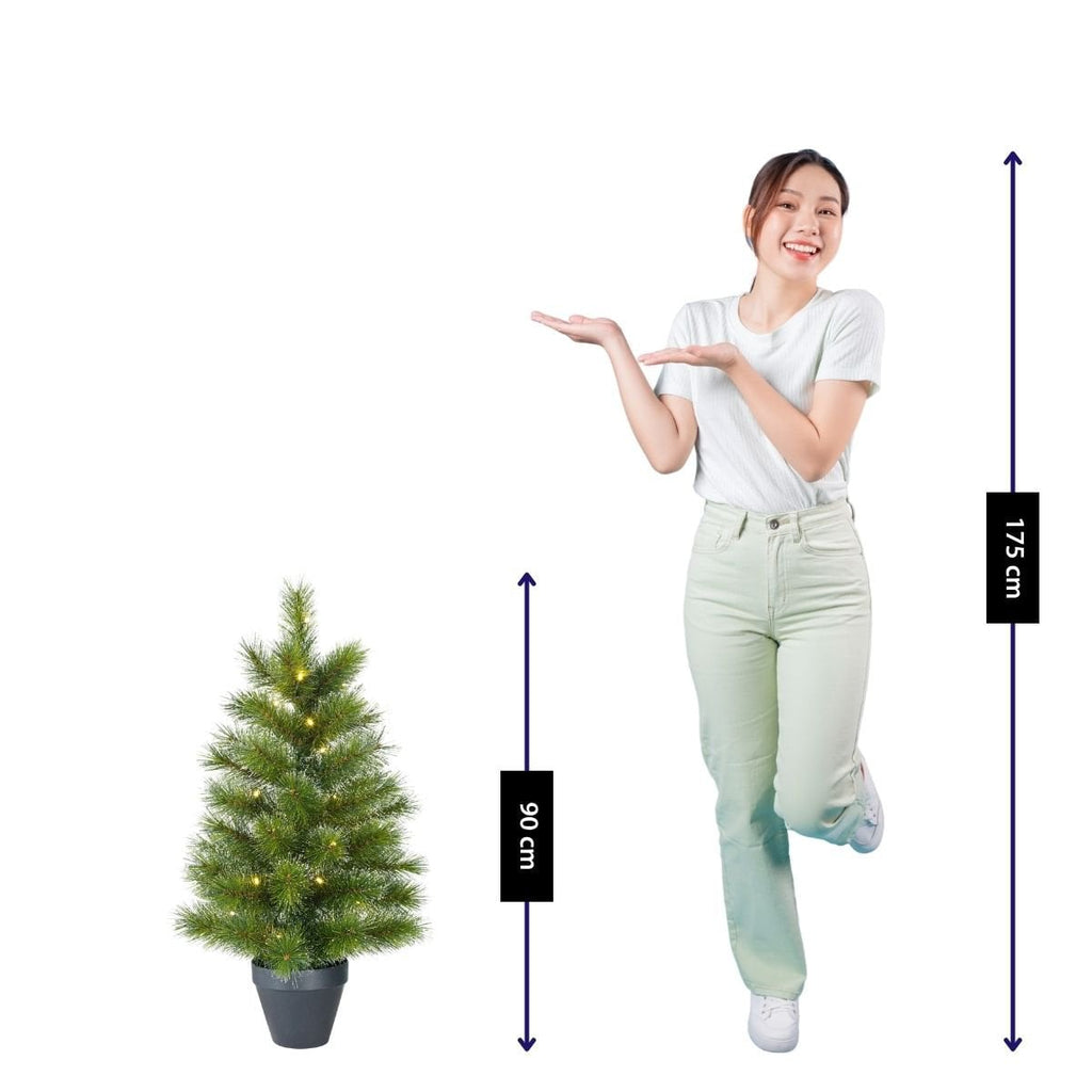 Sapin de Noël artificiel Glendon Vert 90 cm
