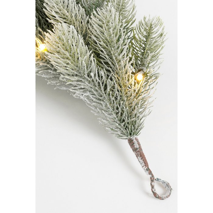 Pack Noël Nagoya Vert 60 cm Sapin + Guirlande + Couronne