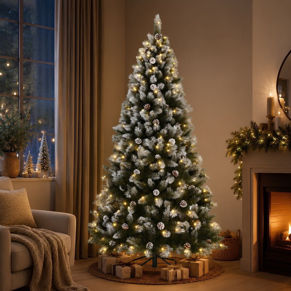 Sapin de Noël artificiel Pittsfield Vert 185 cm