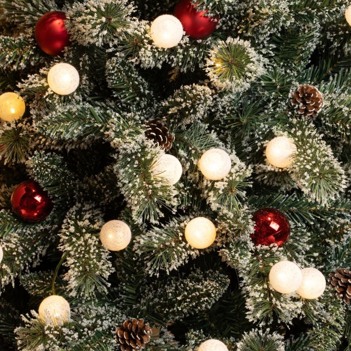 Pack Noël Kaprun Vert 60cm Sapin + Guirlande + Couronne