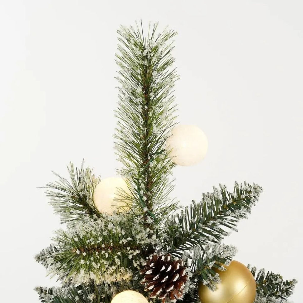 Sapin de Noël artificiel Kaprun Blanc chaud 90 cm