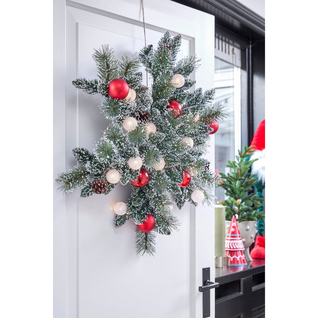 Couronne étoile pour Sapin de Noël Kaprun Verte Ø90 cm